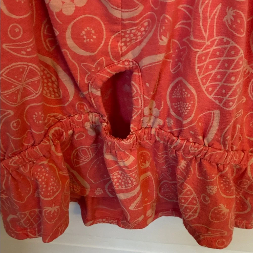 241 Cat & Jack Orange or Blue Printed Girls Tank Top - Picture 5 of 13